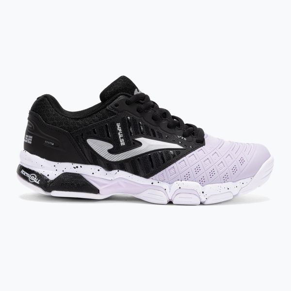 Buty do siatkówki damskie Joma V.Impulse. Czarne buty treningowe Joma, bez wzorów, z materiału, bez zapięcia, do siatkówki. Za 319.99 zł.