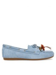 MICHAEL Michael Kors Mokasyny 40S6FAFR2S Błękitny. Niebieskie mokasyny MICHAEL Michael Kors, bez wzorów, ze skóry. Za 629.99 zł.