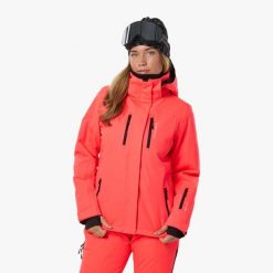 Kurtka Narciarska Narciarstwo Kobieta Cervinia Wodoodporny. Fioletowe kurtki narciarskie SWEDEMOUNT, na zimę, m, bez wzorów, z elastanu, bez kaptura, na golfa. Za 599.99 zł.