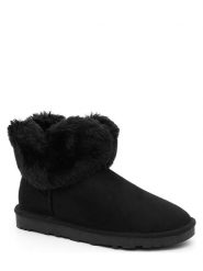 ISLAND BOOT Botki zimowe "Falisa" w kolorze czarnym rozmiar: 38. Czarne botki Island Boot, bez wzorów, z materiału, bez obcasa, bez zapięcia. Za 157.35 zł.