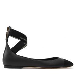 Baleriny Elisabetta Franchi. Czarne baleriny Elisabetta Franchi, bez wzorów, bez obcasa, bez zapięcia. Za 2,349.00 zł.
