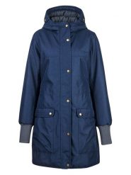 Finside Parka zimowa "Oikku" w kolorze granatowym rozmiar: 40. Niebieskie płaszcze finside, na zimę, s, bez wzorów, bez kaptura. Za 630.99 zł.