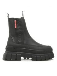 Palladium Sztyblety Revolt Chelsea Rangr 98356-001-M Czarny. Czarne botki Palladium, bez wzorów, ze skóry, bez obcasa, na płaskiej podeszwie, bez zapięcia. Za 549.99 zł.