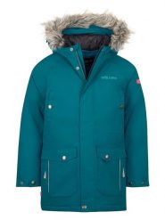 Trollkids Parka "Nordkapp" w kolorze niebieskim rozmiar: 164. Niebieskie płaszcze Trollkids, m, bez wzorów, bez kaptura. Za 400.65 zł.