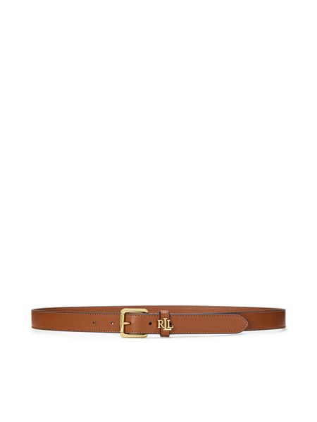 LAUREN RALPH LAUREN Pasek 412968763002 Brązowy. Brązowe paski Lauren Ralph Lauren, bez wzorów, ze skóry. Za 299.99 zł.
