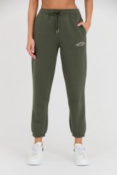 JUICY COUTURE Zielone spodnie dresowe Recycled Wendy Jogger. Zielone spodnie dresowe Juicy Couture, bez wzorów, z dresówki. W wyprzedaży za 299.99 zł.