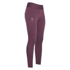 Damskie legginsy jeździeckie z pełną przyczepnością Easy Rider Don. Czerwone legginsy EASY RIDER, bez wzorów, eleganckie. Za 444.50 zł.