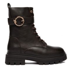 Trapery U.S. Polo Assn. Brązowe traperki U.S. Polo Assn., bez wzorów, bez obcasa, bez zapięcia. Za 329.99 zł.