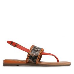 Sandały Gioseppo. Brązowe sandały Gioseppo, bez wzorów, bez obcasa, na płaskiej podeszwie, bez zapięcia. Za 299.99 zł.