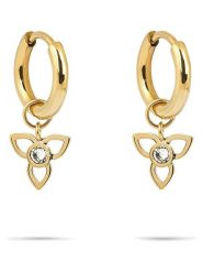 Tamaris Kolczyki-kreole z cyrkoniami rozmiar: onesize. Żółte kolczyki Tamaris, z cyrkonią, ze stali. Za 104.99 zł.