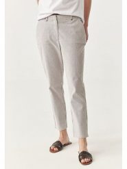 TATUUM Spodnie "Seroki" w kolorze brązowo-białym rozmiar: 44. Brązowe spodnie materiałowe Tatuum, bez wzorów, z materiału. Za 164.02 zł.