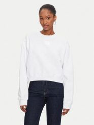 REPLAY Bluza W3104D.000.23040P Biały Regular Fit. Białe bluzy Replay, m, bez wzorów, z bawełny, bez kaptura. Za 309.99 zł.