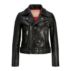 Kurtka skórzana dla kobiet JJXX holly biker. Czarne kurtki JJXX, l, bez wzorów, ze skóry, bez kaptura. Za 932.15 zł.