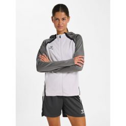 Damska kurtka z kapturem Hummel Lead 2.0. Białe kurtki Hummel, bez wzorów, z kapturem. Za 337.50 zł.