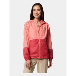 Kurtka przeciwwiatrowa damska Columbia Flash Forward II Windbreaker. Czerwone kurtki przejściowe sportowe Columbia, l, bez wzorów, z softshellu, bez kaptura, trekkingowe. Za 161.99 zł.