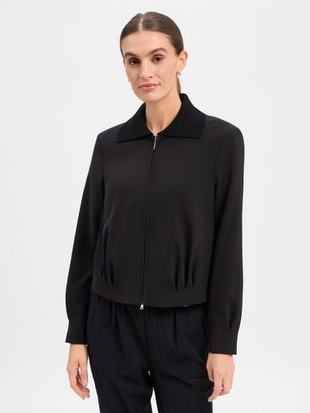 Marc Cain Kurtka typu blouson Kobiety czarny, 36. Czarne kurtki Marc Cain, bez wzorów, biznesowe, bez kaptura. Za 1,999.95 zł.