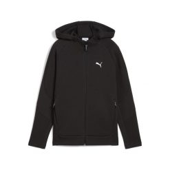 Młodzieżowa bluza z kapturem z zamkiem na całej długości EVOSTRIPE PUMA Black. Czarna bluzy Puma, m, bez wzorów, młodzieżowe, bez ramiączek, z kapturem. W wyprzedaży za 234.00 zł.