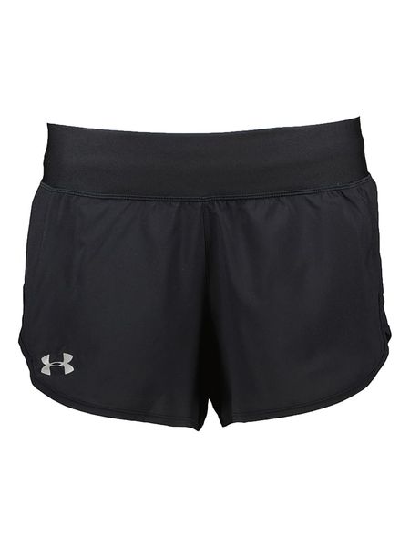 Under Armour Szorty sportowe w kolorze czarnym rozmiar: M. Czarne szorty sportowe Under Armour, bez wzorów, z materiału, outdoorowe. Za 39.49 zł.