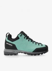 Buty podejściowe damskie Scarpa Zodiac. Niebieskie buty trekkingowe Scarpa, bez wzorów, z gumy, bez zapięcia, trekkingowe. Za 869.99 zł.