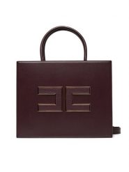 Elisabetta Franchi Torebka BS-32A-56E2-V420 Bordowy. Czerwone torebki klasyczne Elisabetta Franchi, bez wzorów, ze skóry, bez dodatków. Za 1,819.00 zł.
