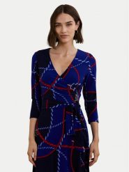 LAUREN RALPH LAUREN Sukienka koktajlowa 250957730001 Granatowy. Niebieskie sukienki Lauren Ralph Lauren, bez wzorów, z syntetyku, wizytowe, bez kołnierzyka, bez ramiączek. Za 699.99 zł.