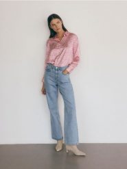 Koszula w zwierzęcy wzór - wielobarwny. Koszule Reserved, l, bez wzorów, z tkaniny, bez kołnierzyka, bez ramiączek. W wyprzedaży za 79.99 zł.