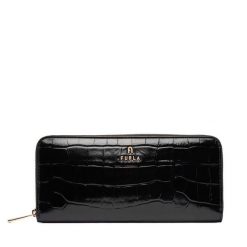 Portfel Furla. Czarne portfele Furla, bez wzorów. Za 809.99 zł.