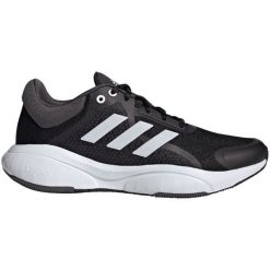 Buty adidas Response W GX2004 czarne. Czarne buty do biegania bez wzorów, z gumy, bez zapięcia, do biegania. Za 422.57 zł.