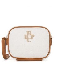 Beverly Hills Polo Club Torebka BHPC-C-018-07 Beżowy. Brązowe listonoszki Beverly Hills Polo Club, bez wzorów, z materiału, bez dodatków. Za 179.99 zł.