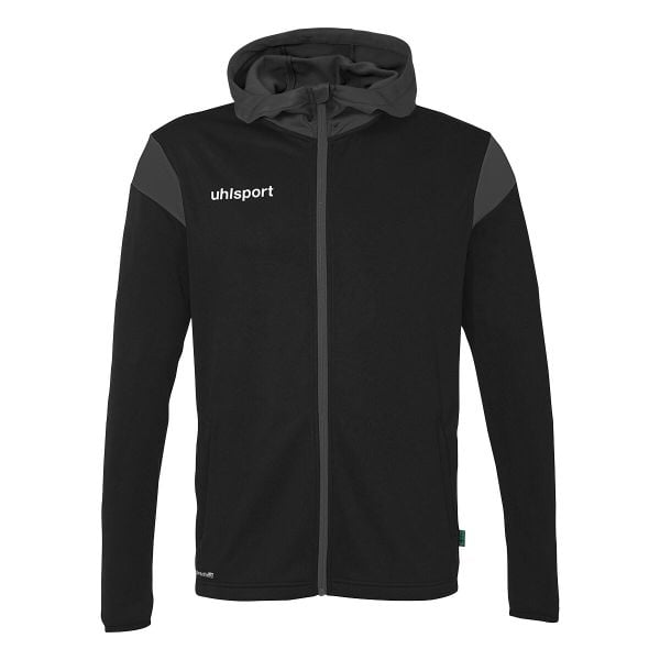 Bluza dresowa z kapturem Uhlsport Squad 27. Białe bluzy Uhlsport, xl, bez wzorów, z dresówki, eleganckie, bez ramiączek, z kapturem. Za 211.50 zł.