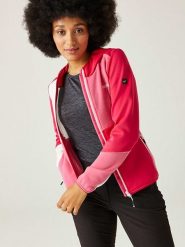 Regatta Kurtka polarowa "Walbury VII" w kolorze jasnoróżowo-czerwono-białym rozmiar: 44. Białe kurtki Regatta, bez wzorów, z materiału, bez kaptura. Za 109.45 zł.