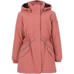 Parka dla dzieci Zigzag Rosalina W-Pro 10000. Czerwone płaszcze ZIGZAG, bez wzorów, sportowe, bez kaptura. W wyprzedaży za 227.50 zł.