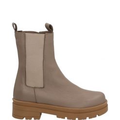SZTYBLETY Z WYSOKĄ CHOLEWKĄ 750 DOLLAR CRETA. Botki Venezia, bez wzorów, ze skóry, przed kolano, bez obcasa, bez zapięcia. Za 299.00 zł.