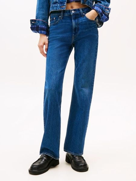TOMMY JEANS Dżinsy - Bootcut fit - w kolorze niebieskim rozmiar: W30/L32. Niebieskie jeansy Tommy Jeans, l, z aplikacjami, z jeansu, klasyczne. Za 283.48 zł.