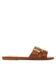 Liu Jo Klapki Sandy 12 SA6157 P0102 Brązowy. Brązowe klapki Liu Jo, bez wzorów, ze skóry, bez obcasa, bez zapięcia. Za 519.99 zł.