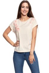 MUSTANG T SHIRT DAMSKI Audrey C Embro 1009480 3248. T-shirty Mustang, s, bez wzorów, bez kołnierzyka, bez ramiączek. W wyprzedaży za 39.99 zł.