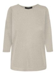 Vero Moda Sweter w kolorze beżowym rozmiar: XS. Brązowe swetry Vero Moda, xs, bez wzorów, z włókna, bez ramiączek. Za 52.79 zł.