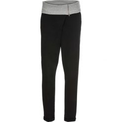 Spodnie dresowe bonprix czarno-jasnoszary melanż. Spodnie dresowe marki bonprix. Za 49.99 zł.