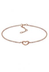 Elli Damski Symbol Serca Miłość filigranowy w srebrze 925 Sterling Silver Bransoletki 1 ct. Szare bransoletki Elli, srebrne. Za 248.99 zł.