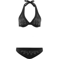 Bikini na fiszbinach (2 części) bonprix czarny. Bikini marki bonprix. Za 89.99 zł.