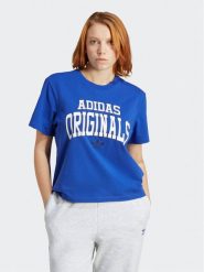 Adidas T-Shirt T-Shirt IC5982 Niebieski. Niebieskie t-shirty adidas, s, bez wzorów, z bawełny, bez kołnierzyka, bez ramiączek. Za 199.99 zł.