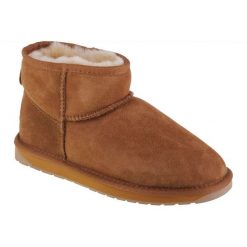 Buty Emu Australia Stinger Micro W10937-CHES brązowe. Brązowe śniegowce bez wzorów, z gumy, bez zapięcia. Za 783.41 zł.