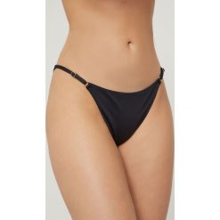 Calvin Klein brazyliany kąpielowe kolor czarny. Czarne bikini Calvin Klein, bez wzorów, z dzianiny. Za 199.99 zł.