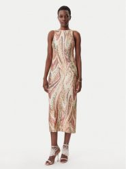 Lola Casademunt by Maite Sukienka koktajlowa MS2516006 Kolorowy Regular Fit. Sukienki Lola Casademunt by Maite, xs, bez wzorów, z syntetyku, wizytowe, bez kołnierzyka, bez ramiączek. Za 829.99 zł.