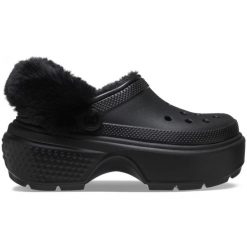 Kapcie Crocs Stomp Unisex Czarne. Czarne kapcie Crocs, bez wzorów. W wyprzedaży za 308.05 zł.