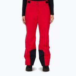 Spodnie narciarskie damskie Rossignol Insulated. Czerwone spodnie narciarskie Rossignol, bez wzorów, narciarskie. Za 839.99 zł.