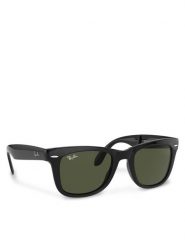 Ray-Ban Okulary przeciwsłoneczne Wayfarer 0RB4105 601 Czarny. Czarne okulary przeciwsłoneczne Ray-Ban, bez wzorów, z tworzywa sztucznego. Za 479.99 zł.