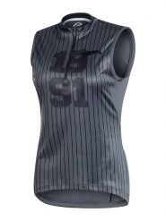 Protective Top kolarski "Blue Sun" w kolorze szarym rozmiar: 36. Szare topy Protective, bez wzorów, z materiału, bez kołnierzyka, bez ramiączek. Za 92.42 zł.