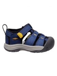 Keen Sandały trekkingowe "Newport H2" w kolorze granatowym rozmiar: 20/21. Niebieskie sandały Keen, bez wzorów, bez obcasa, bez zapięcia. Za 129.95 zł.