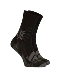 Skarpety X-Socks Hike Expert Silver Crew Black. Czarne skarpetki X-Socks, bez wzorów, ze skóry. Za 114.00 zł.